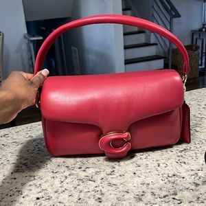 Coach Red Apple Pillow Tabby